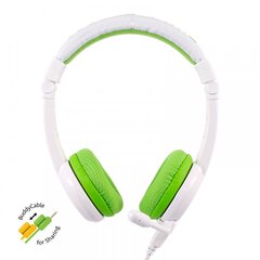 BuddyPhones kids headphones wired School+ (Green) цена и информация | Наушники | pigu.lt