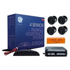 Parking Sensor M-Tech Juoda (4 x 21,5 mm) kaina ir informacija | Auto reikmenys | pigu.lt