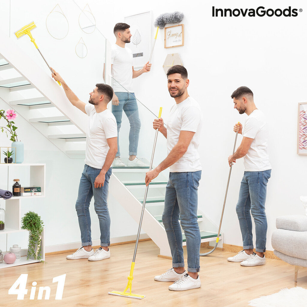 Clese InnovaGoods 4-in-1 valymo rinkinys kaina ir informacija | Valymo reikmenys ir priedai | pigu.lt