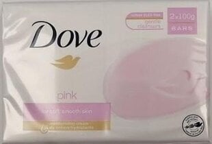 Мыло Dove Pink 2x100 г цена и информация | Мыло | pigu.lt