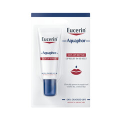 Бальзам для губ EUCERIN Aquaphor SOS Lip Repair, 10 мл цена и информация | Помады, бальзамы, блеск для губ | pigu.lt