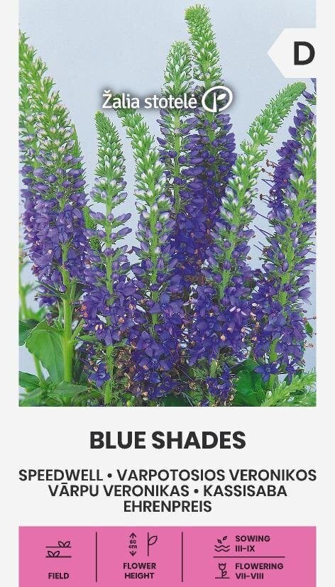 VARPOTOSIOS VERONIKOS BLUE SHADES 0,5 G kaina ir informacija | Gėlių sėklos | pigu.lt
