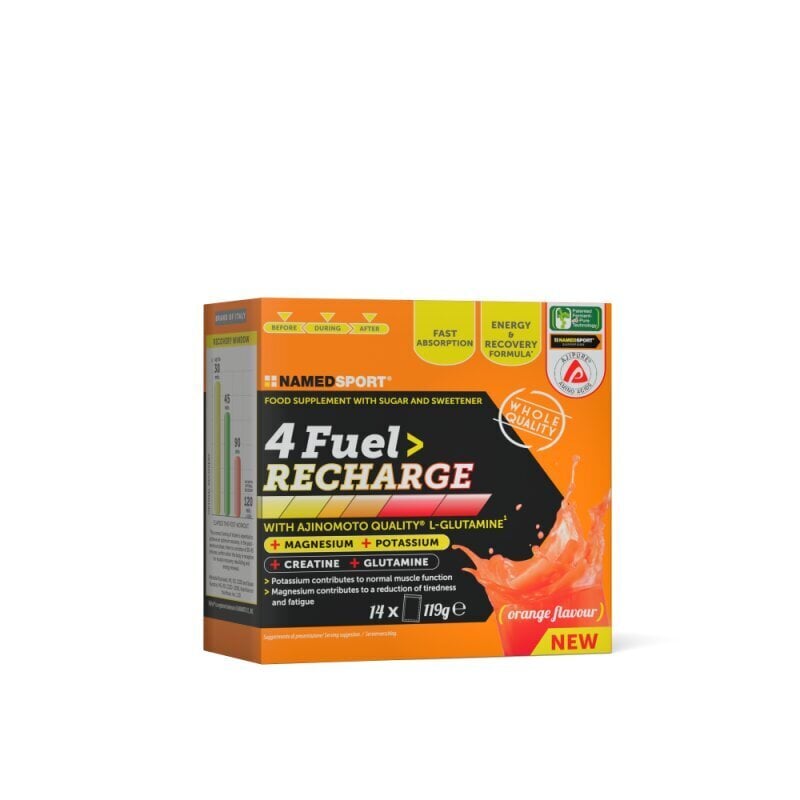 Namedsport 4 Fuel Recharge, 14x8.5 g kaina ir informacija | Glutaminas | pigu.lt