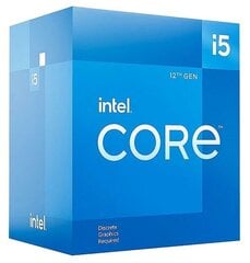 CPU|INTEL|Desktop|Core i5|i5-12600KF|Alder Lake|3700 MHz|Cores 10|20MB|Socket LGA1700|125 Watts|BOX|BX8071512600KFSRL4U цена и информация | Процессоры (CPU) | pigu.lt