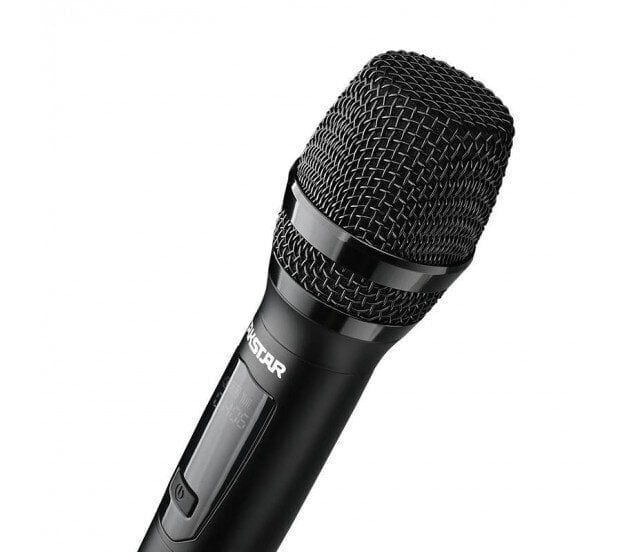 Takstar TS-K201 belaidis rankinis mikrofonas su pakraunamu siustuvu, juodas kaina ir informacija | Mikrofonai | pigu.lt