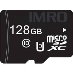 ImroCard kortelė, 128 GB + adapteris kaina ir informacija | Atminties kortelės telefonams | pigu.lt