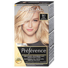 Plaukų dažai L'Oreal Paris Preference Cool Blondes 8.12 Alaska, 60 ml цена и информация | Plaukų dažai | pigu.lt