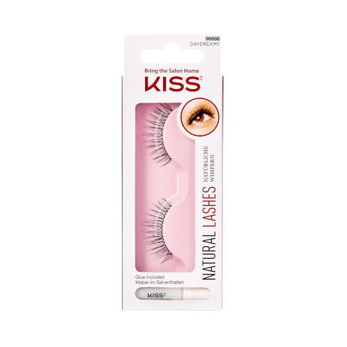 Dirbtinės blakstienos Kiss My Face Natural Lashes цена и информация | Priklijuojamos blakstienos, blakstienų rietikliai | pigu.lt