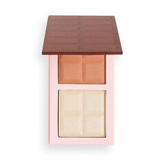 Veido kontūravimo paletė I Heart Makeup Chocolate Light, Medium kaina ir informacija | Makiažo pagrindai, pudros | pigu.lt