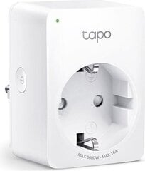 Розетка Tapo P110 TP-LINK Mini Smart Wi-Fi, белая цена и информация | Системы безопасности, контроллеры | pigu.lt