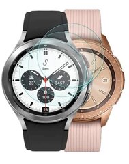 Fusion Nano 9H защитное стекло для экрана часов Samsung Galaxy Watch 4 Classic 42mm цена и информация | Аксессуары для смарт-часов и браслетов | pigu.lt