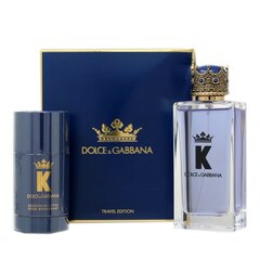 Rinkinys Dolce & Gabbana King vyrams: EDT, 100 ml + pieštukinis dezodorantas, 75 ml kaina ir informacija | Kvepalai vyrams | pigu.lt