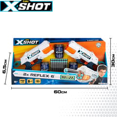 Набор игрушечного оружия Xshot 2xReflex 6, 36434 цена и информация | Игрушки для мальчиков | pigu.lt