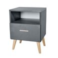 Тумбочка ADRK Furniture Logan 11, серая