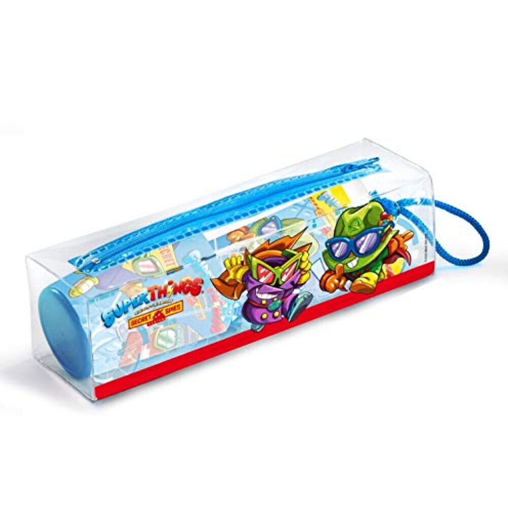 Vaikiškas higienos reikmenų krepšys Lorenay Superthings, 4 vnt. цена и информация | Dantų šepetėliai, pastos | pigu.lt