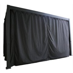 Боковые стенки шатра MIRADOR 19460, 3x3м , полиэстер чёрный / 4 шт. цена и информация | Беседки, навесы, тенты | pigu.lt