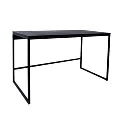 Rašomasis stalas Home4You Helena, juodas kaina ir informacija | Kompiuteriniai, rašomieji stalai | pigu.lt