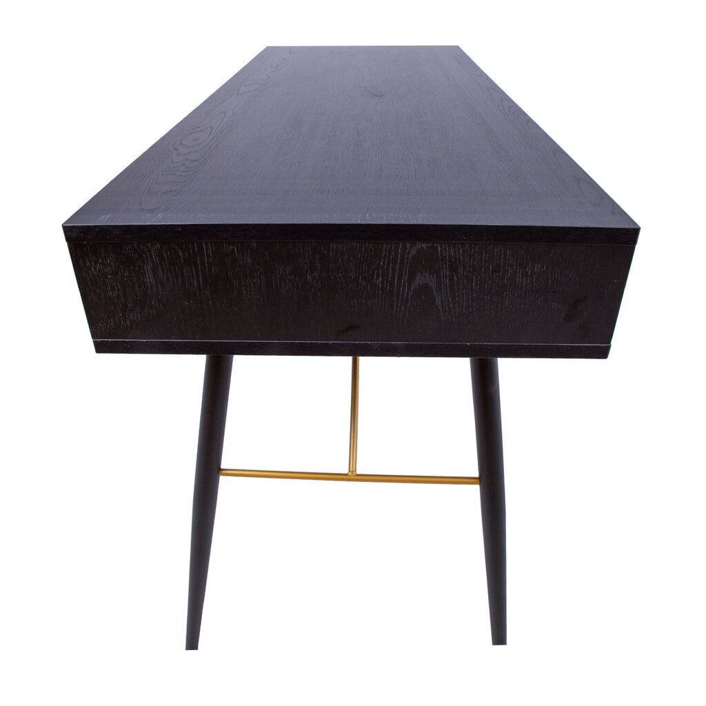 Rašomasis stalas Home4You Luxembourg, juodas kaina ir informacija | Kompiuteriniai, rašomieji stalai | pigu.lt