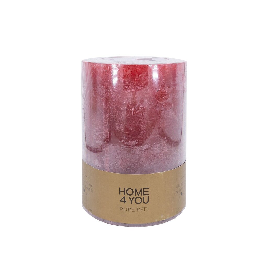 Žvakė Pure Red 15 cm цена и информация | Žvakės, Žvakidės | pigu.lt