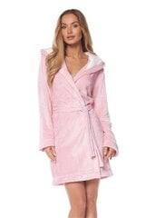 Теплый халат L&L Ole 2125 женский, розовый цвет цена и информация | Женские халаты | pigu.lt