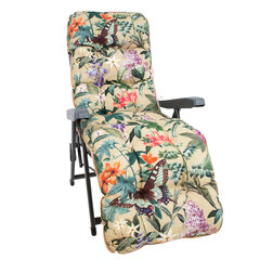 Chair pad BADEN-AMAZONIA 48x165cm, beige floral цена и информация | Подушки, наволочки, чехлы | pigu.lt