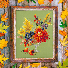 Набор для вышивания Magic Needle "Autumn Bouquet" 100-005 цена и информация | Принадлежности для вышивания | pigu.lt