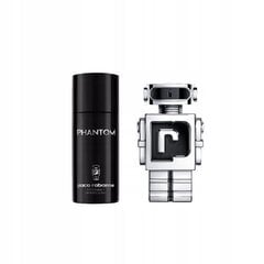 Набор Paco Rabanne Phantom для мужчин: туалетная вода EDT 100 мл + дезодорант 150 мл цена и информация | Мужские духи | pigu.lt