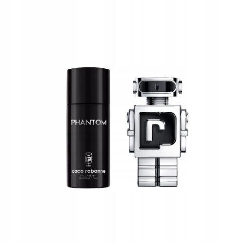 Rinkinys Paco Rabanne Phantom vyrams: tualetinis vanduo EDT 100 ml + dezodorantas 150 ml kaina ir informacija | Kvepalai vyrams | pigu.lt