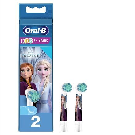 Oral-B EB-10 Disney Frozen 2 Replacement Toothbrush Heads цена и информация | Elektrinių dantų šepetėlių antgaliai | pigu.lt