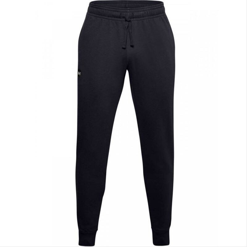 Sportinės kelnės vyrams Under Armor Rival Fleece Joggers M 1357128 001, juodos kaina ir informacija | Sportinė apranga vyrams | pigu.lt