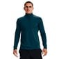 Marškinėliai vyrams Under Armor ColdGear Rush Mock M 1366059413, žali цена и информация | Vyriški marškinėliai | pigu.lt