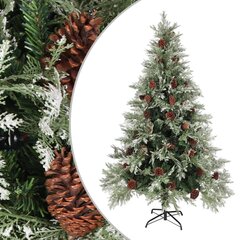 Kalėdų eglutė su kankorėžiais, 120 cm kaina ir informacija | Eglutės, vainikai, stovai | pigu.lt