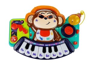 Интерактивное пианино DJ Monkey для младенцев цена и информация | Игрушки для малышей | pigu.lt