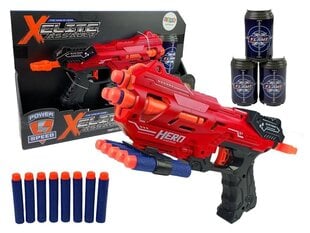 Žaidimų šautuvas su putų kulkomis ir priedais, JLX7219, raudonas kaina ir informacija | Žaislai berniukams | pigu.lt