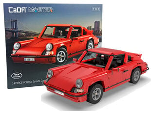 Konstruktorius CaDA - Raudonas sportinis automobilis, 3236 detalių kaina ir informacija | Konstruktoriai ir kaladėlės | pigu.lt