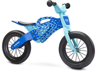 Деревянный балансировочный велосипед Toyz Enduro, синий цена и информация | Балансировочные велосипеды | pigu.lt