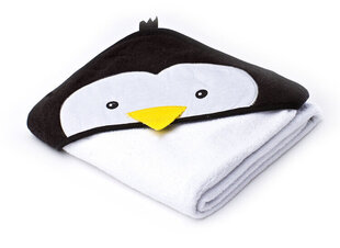 Детское полотенце с капюшоном Sensillo 100 х 100 см белое, 26291 цена и информация | Товары для купания | pigu.lt