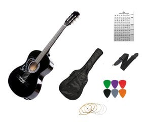 Комплект классической гитары C-20 цена и информация | Гитары | pigu.lt