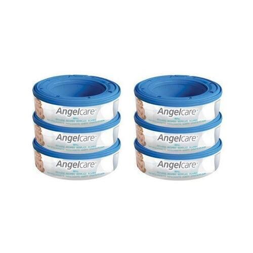 Kasetės sauskelnių konteineriui Angelcare 6vnt. kaina ir informacija | Sauskelnės | pigu.lt