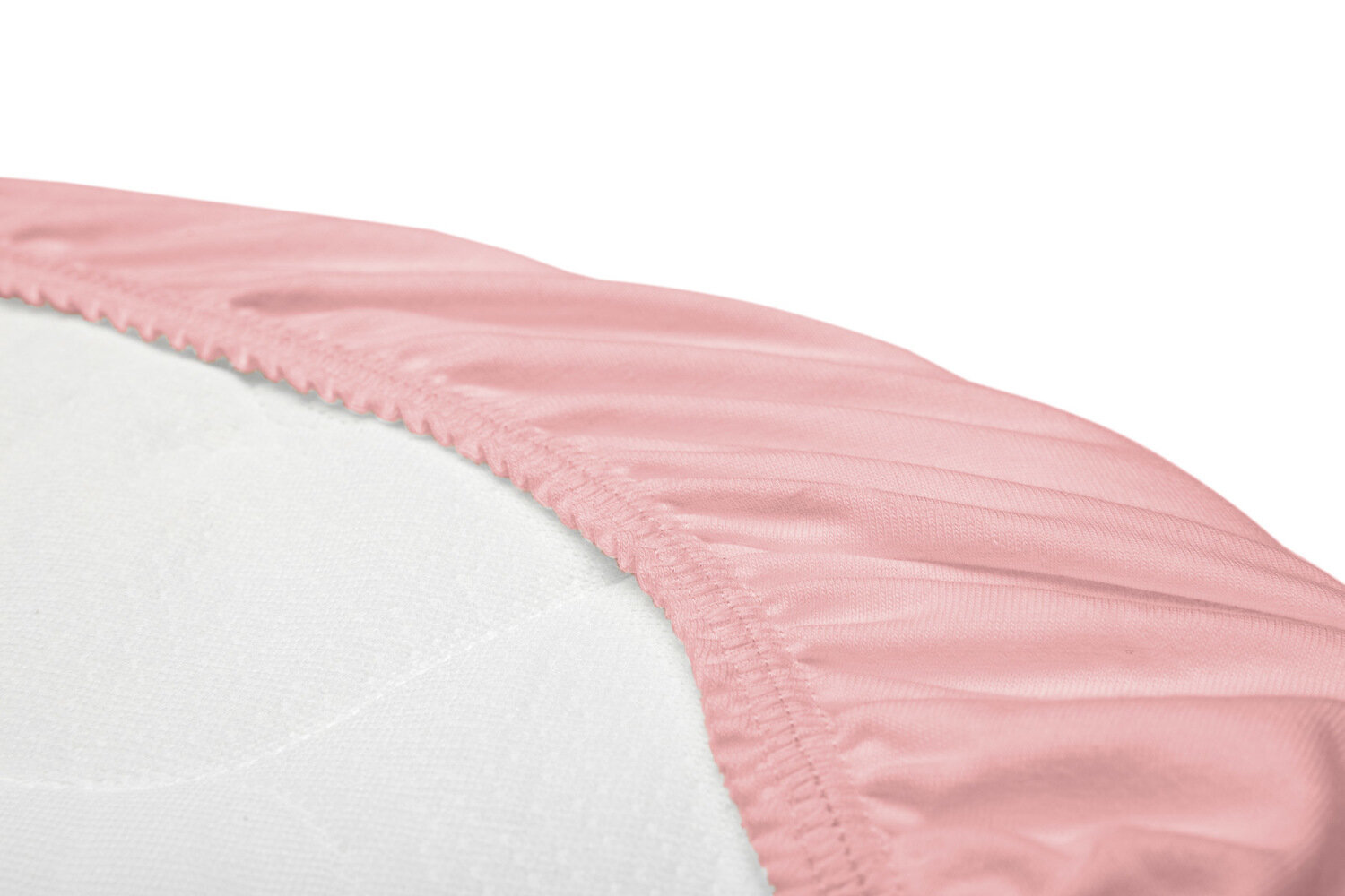 Vaikiška paklodė Sensillo Jersey 75x35, rožinė kaina ir informacija | Paklodės | pigu.lt
