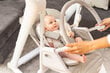 Maitinimo kėdutė-sūpynės Caretero Indigo, grey kaina ir informacija | Gultukai ir sūpynės | pigu.lt