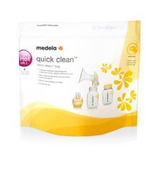 Sterilizavimo maišeliai Medela Quick Clean, 5 vnt. kaina ir informacija | Medela Vaikams ir kūdikiams | pigu.lt