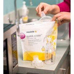 Sterilizavimo maišeliai Medela Quick Clean, 5 vnt. kaina ir informacija | Medela Vaikams ir kūdikiams | pigu.lt