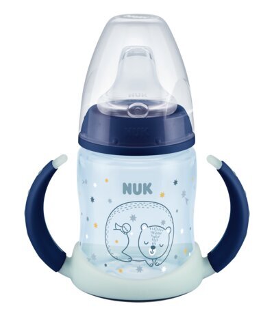 Buteliukas Nuk Night, 6 mėn+, 150 ml цена и информация | Buteliukai kūdikiams ir jų priedai | pigu.lt