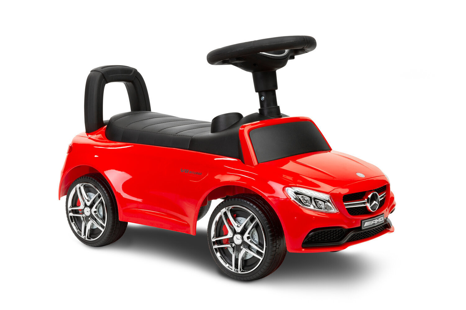 Paspiriama mašinėlė Mercedes AMG, raudona цена и информация | Žaislai kūdikiams | pigu.lt
