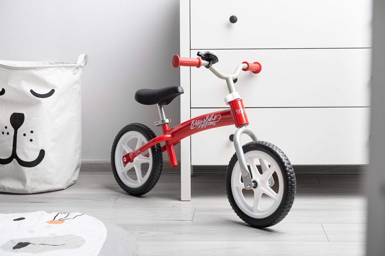 Balansinis dviratukas Toyz Brass, red kaina ir informacija | Balansiniai dviratukai | pigu.lt