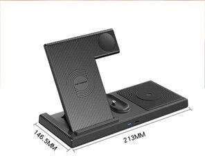 Yesido Wireless Charger Station 4 in 1 QC 18W kaina ir informacija | Krovikliai telefonams | pigu.lt