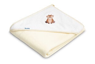 Махровое полотенце Sensillo Deer Beige, 100х100 см цена и информация | Товары для купания | pigu.lt