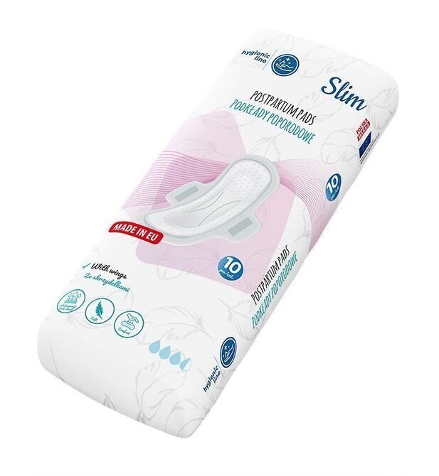 Higieniniai įklotai po gimdymo Akuku Slim, A0069 kaina ir informacija | Higienos prekės mamoms | pigu.lt