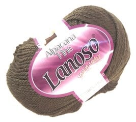 Пряжа для вязания Lanos Alpacana Fine 100 г; цвет 929 цена и информация | Принадлежности для вязания | pigu.lt